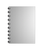 Broschüre mit Metall-Spiralbindung, Endformat DIN A5, 104-seitig